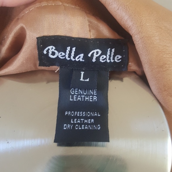 *Vintage* Tan Soft Leather Jacket - Picture 2 of 4